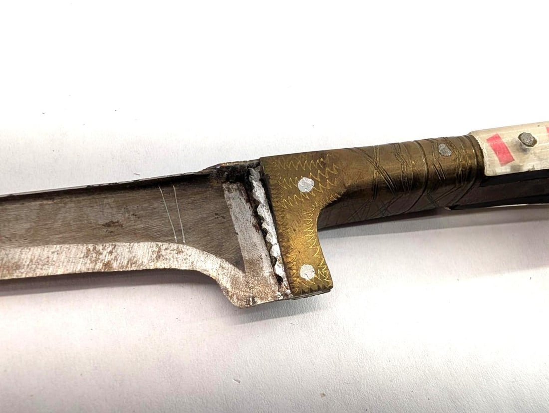 (2) Vintage Foreign Fixed Blade Knives - 15