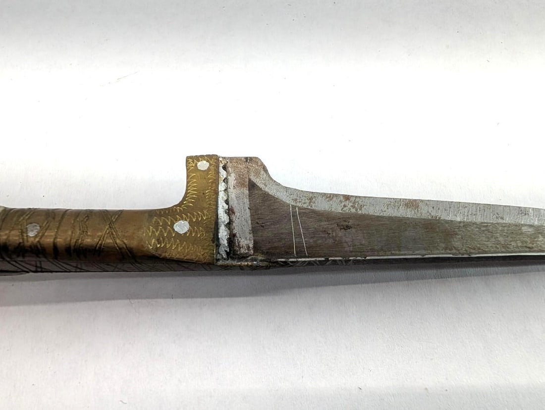 (2) Vintage Foreign Fixed Blade Knives - 19