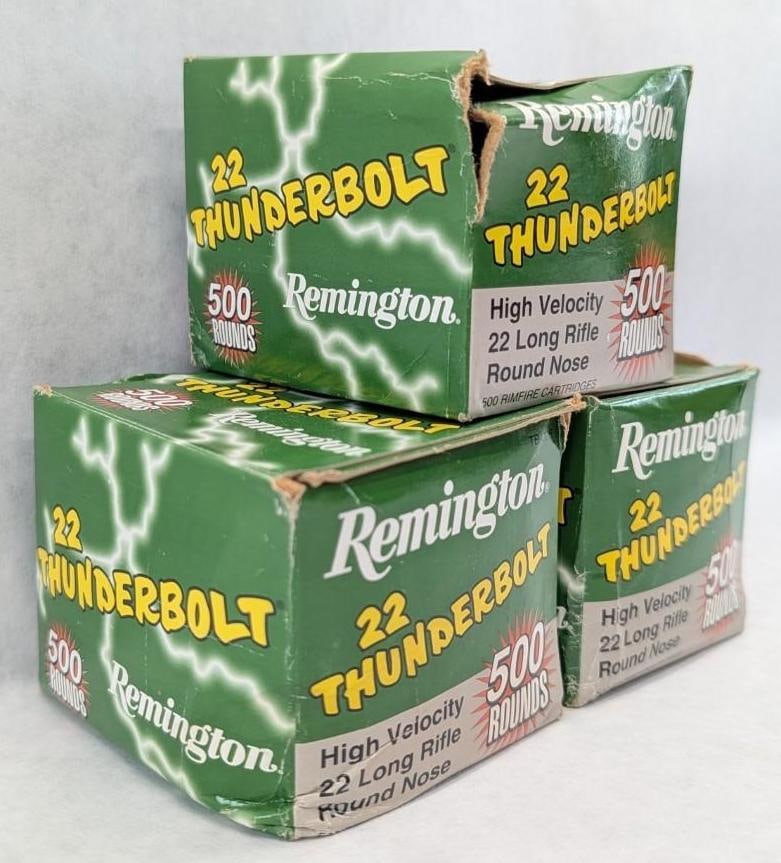 (1200+/-) Remington Thunderbolt .22 LR Cartridges - 2