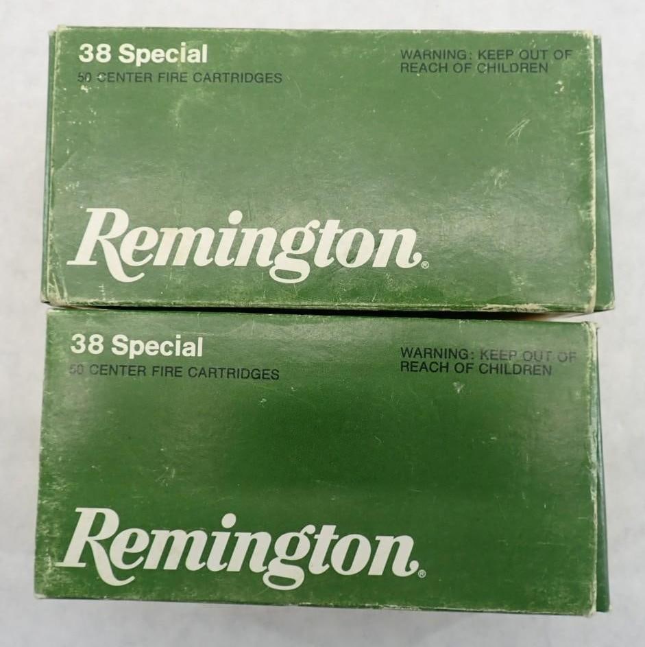 (2) Remington .38 Special 140 gr. Wadcutter Cartridges: (2) Remington .38 Special 140 gr. Wadcutter Cartridges