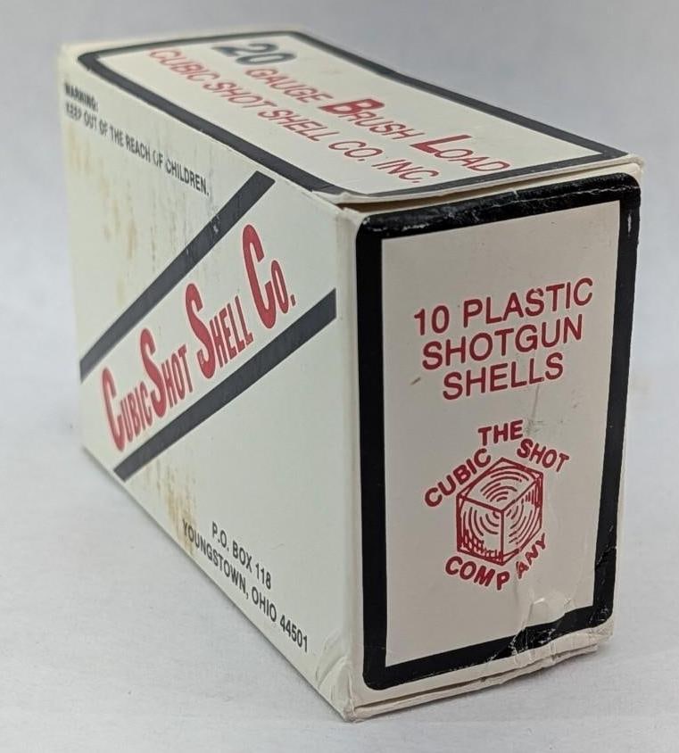 Box of (10) Cubic Shotshell Co. 20 Ga. Shotgun Shells - 3