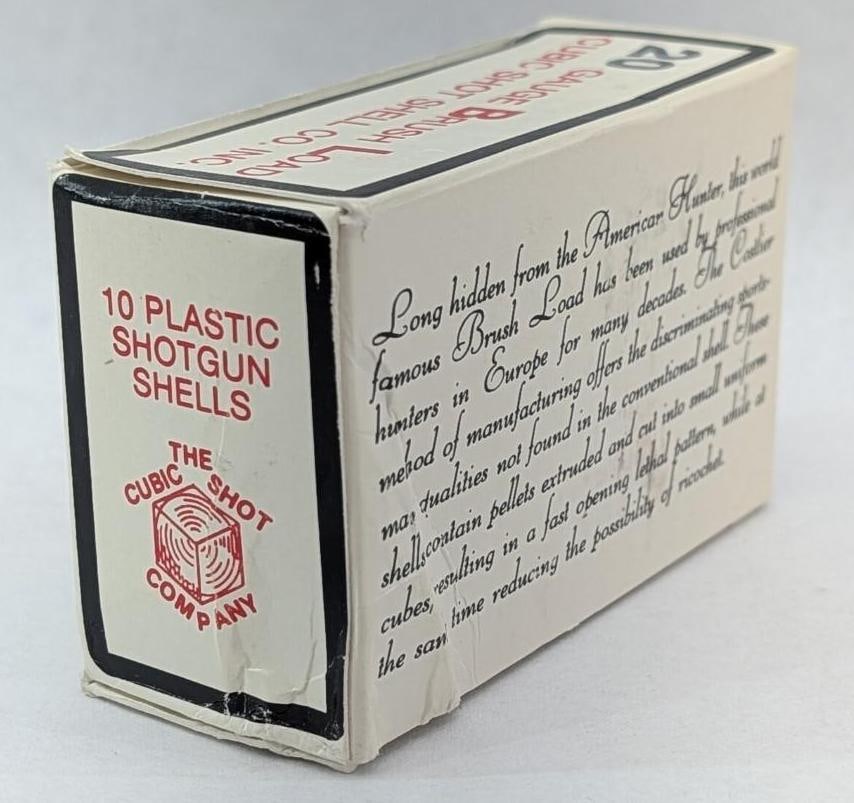 Box of (10) Cubic Shotshell Co. 20 Ga. Shotgun Shells - 4