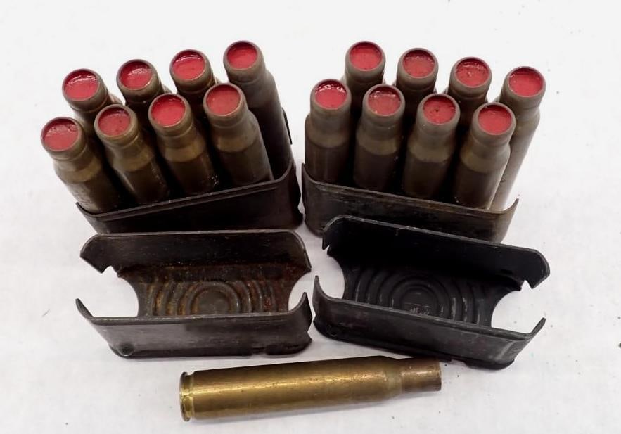 (16) 30 Caliber Tracer Rounds: incl. (4) grand clips