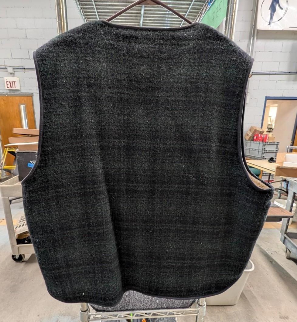 L.L Bean Fleece Lined Wool Vest - 4