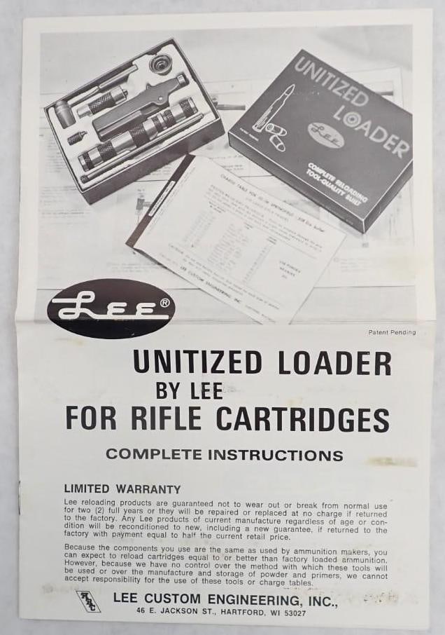 Lee Unitized Loader - 4