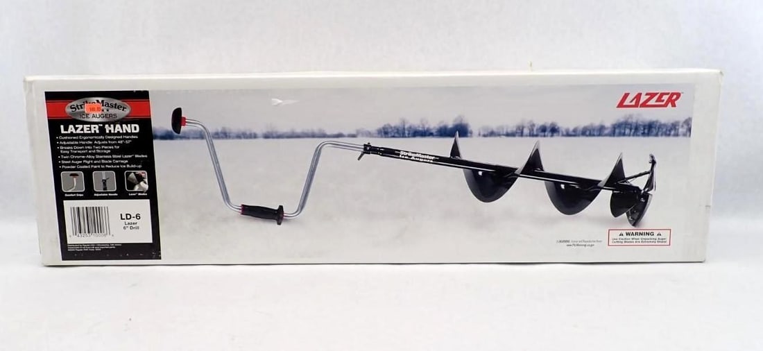 Strikemaster LD-6 Lazer 2-Piece 6" Hand Auger: appears NIB