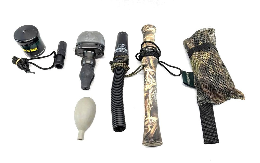 (6) Assorted Game Calls: incl. Quad Grunter, Canada Goose & others