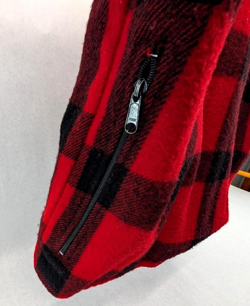 Vintage Johnson Woolen Mills Red Plaid Hunting Jacket - 6