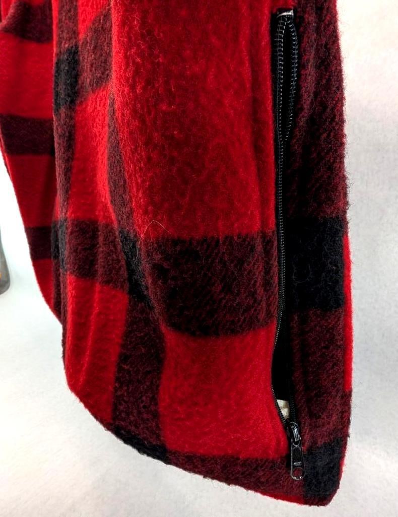 Vintage Johnson Woolen Mills Red Plaid Hunting Jacket - 7