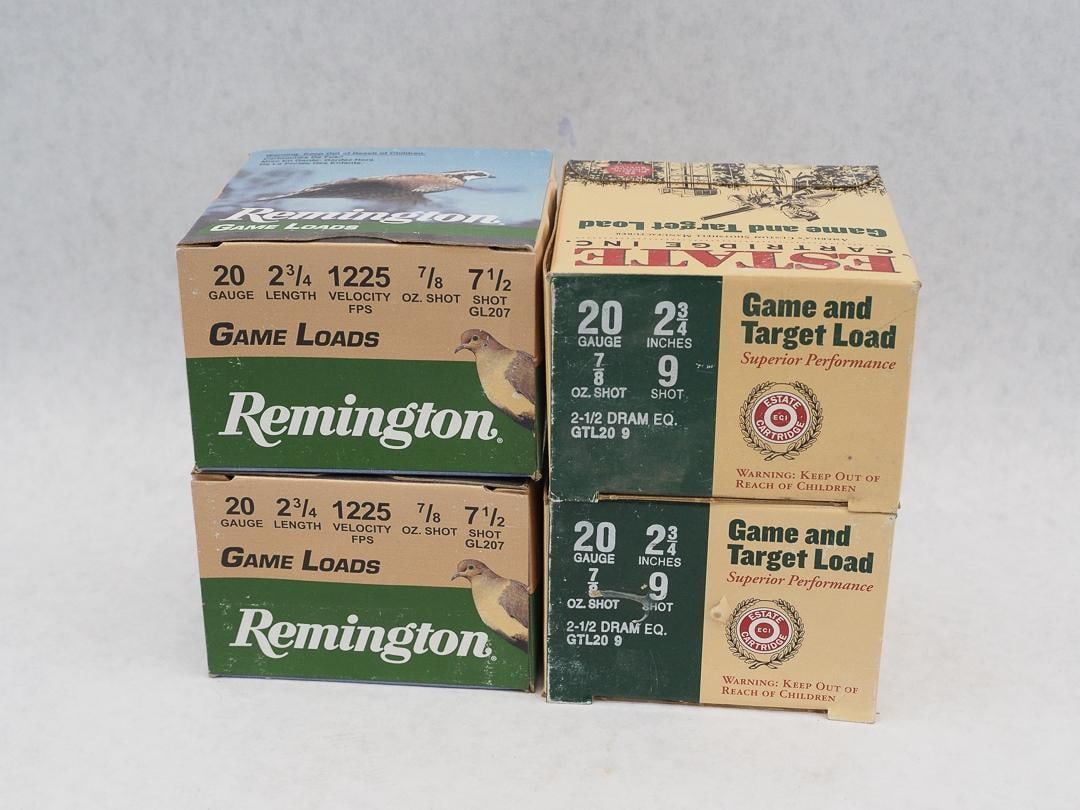 (4) Boxes of 20ga. Shotgun Shells - 2