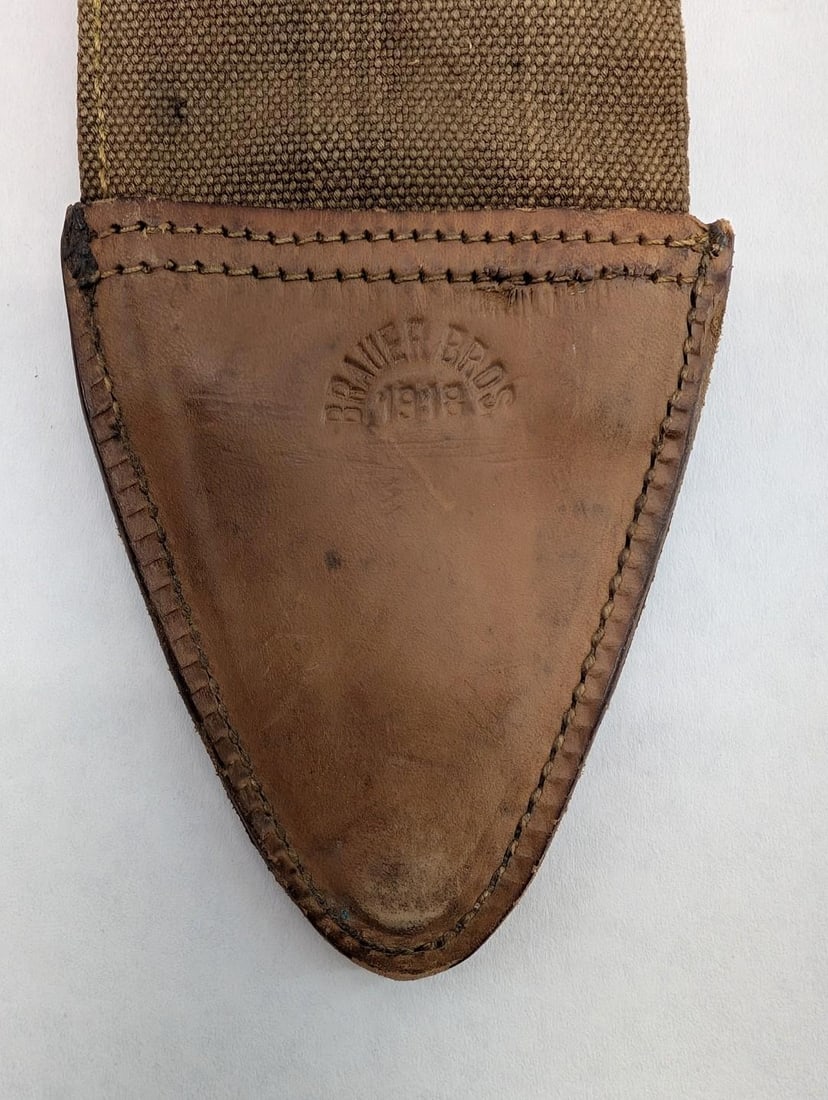 WWI U.S. 1917 Bolo Knife Canvas Scabbard - 3