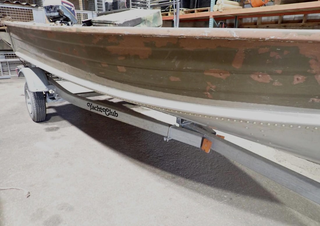 Starcraft Sealite 12OB 12' Aluminum Boat W/ Yacht Club Single Axle Trailer & 7.5 HP Evinrude - 19