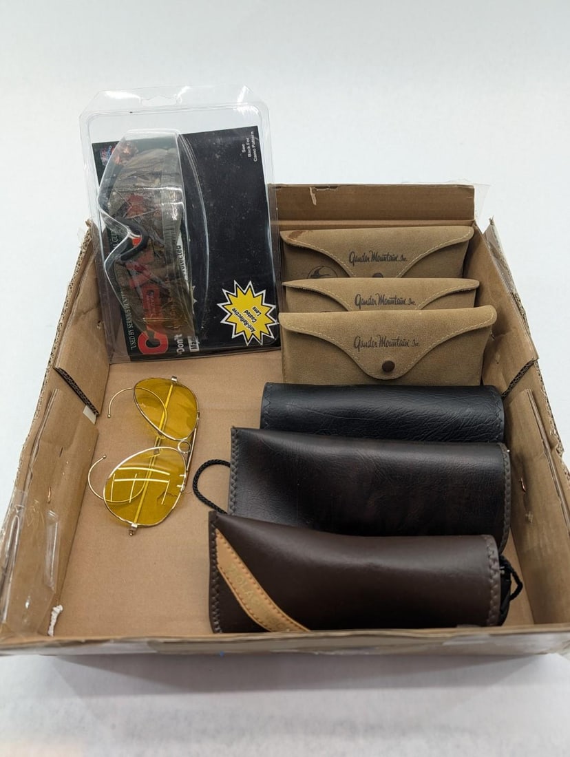 (7) Pairs of Sportsman Sunglasses: incl. polarized and safety glasses. Brands incl. Gander Mtn., US, & others.