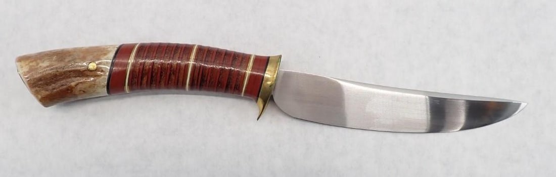 Custom Made R.L. Welling Knife & Leather Sheath - 2