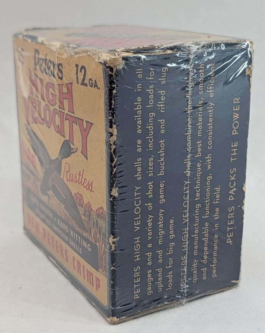 (14) Peters High Velocity 12 Ga. Shotgun Shells in Vintage Box - 2