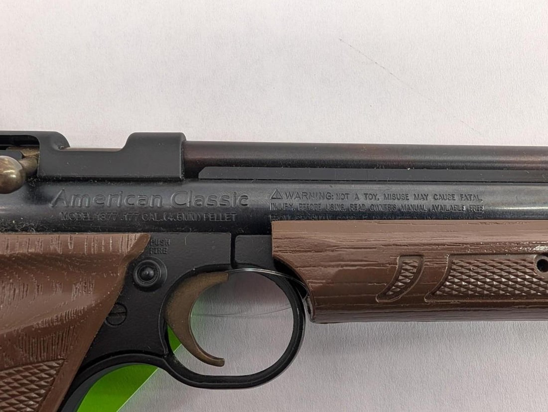 American Classic Model 1377 Pellet Pistol .177 Caliber Single Shot - 3