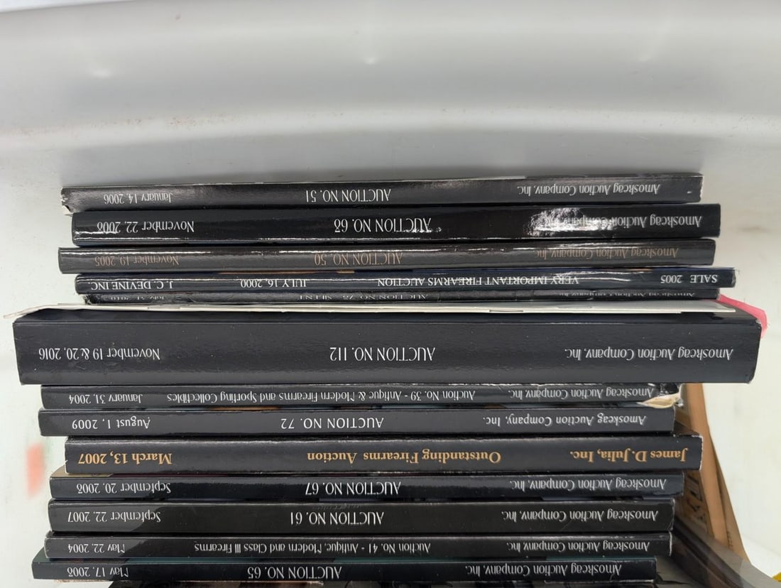 (31+/-) Amoskeag Auction Co. Catalogs & Asst. Sporting/Shooting Periodicals - 2
