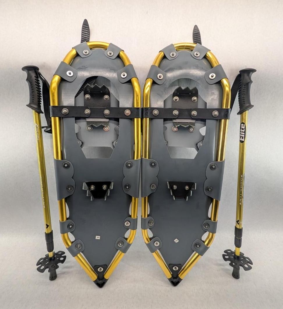 Pair of Thunder Bay Elite Snowshoes W/ Poles - 6