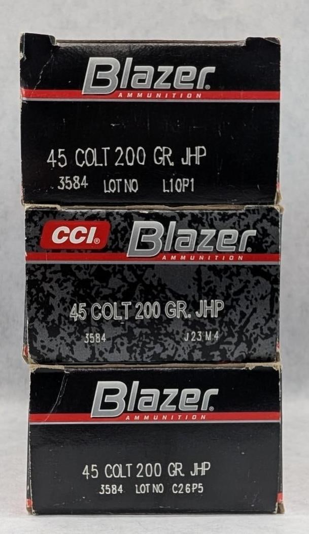 (117) CCI Blazer .45 Colt Cartridges - 3