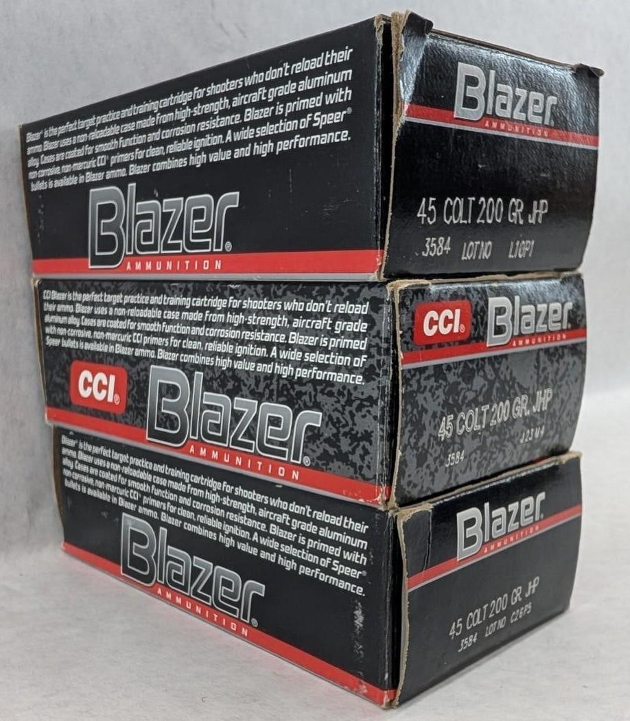 (117) CCI Blazer .45 Colt Cartridges - 4