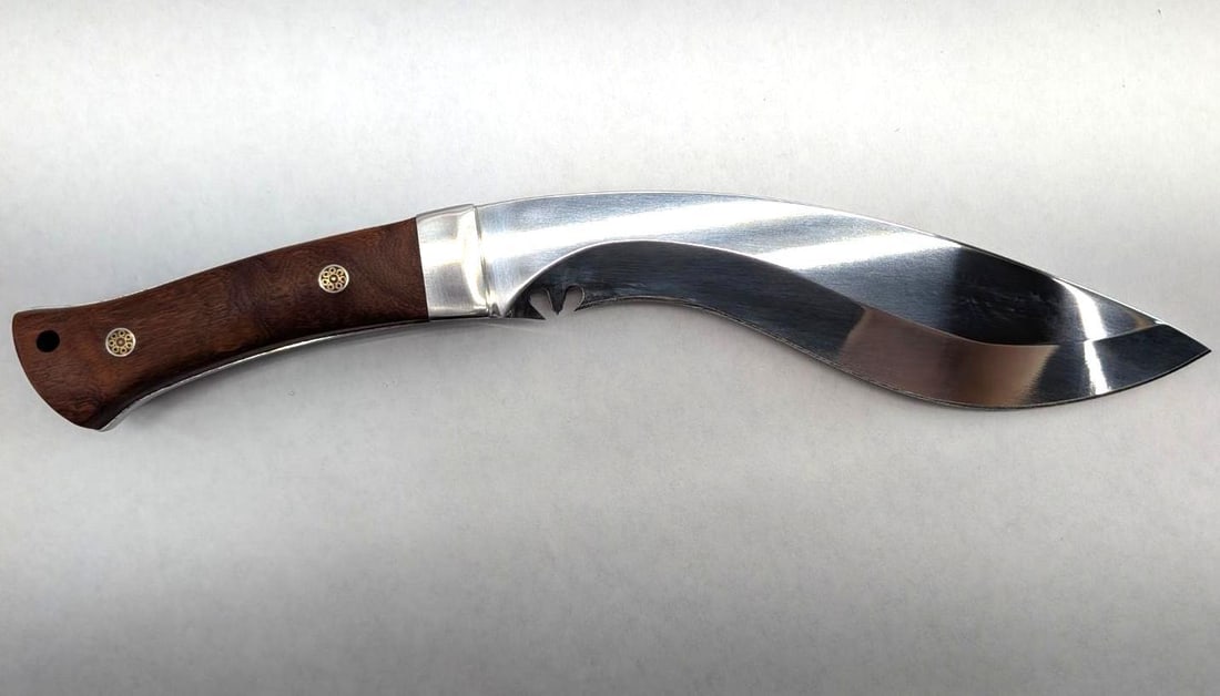 Outdoor Moontay Gurkha Kukri Style Fixed Blade Knife - 2