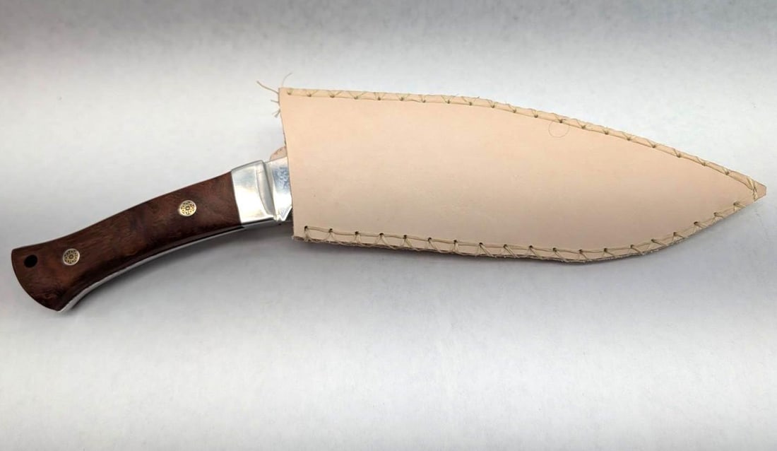 Outdoor Moontay Gurkha Kukri Style Fixed Blade Knife - 4