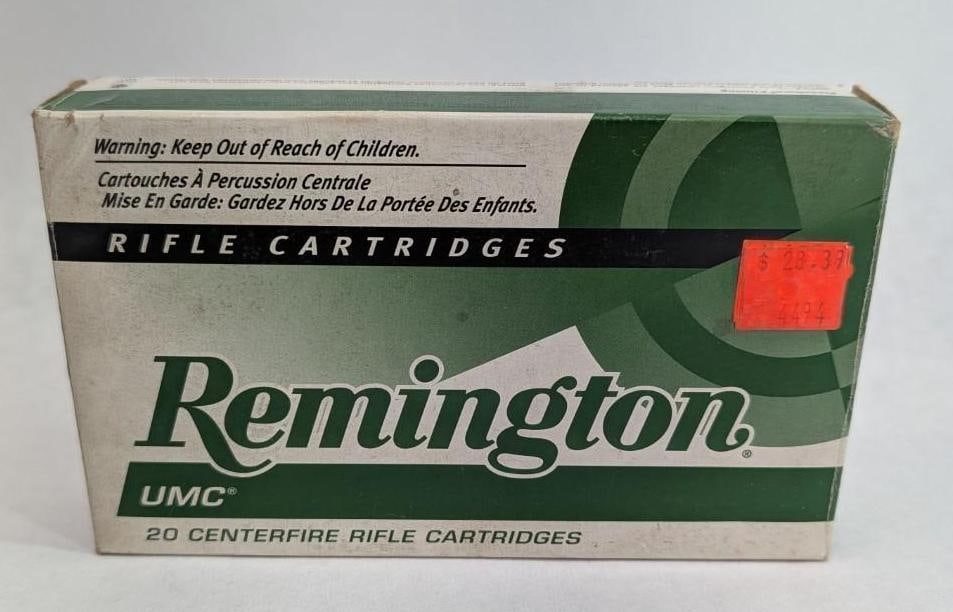 Box of Remington .303 British Cartridges: Box of Remington .303 British Cartridges