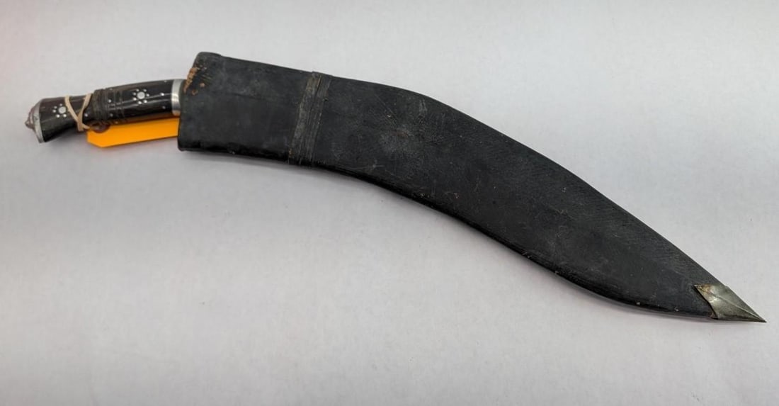Vintage Indian Gurkha Knife with Sheath - 3