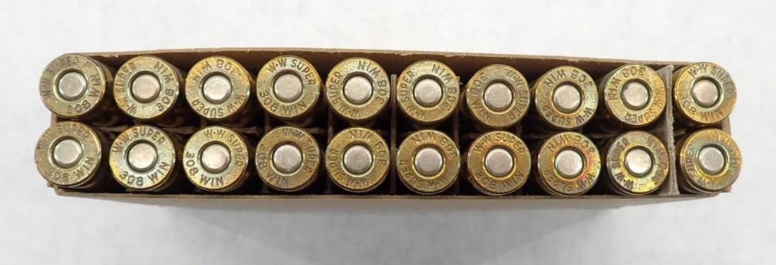 (5) Boxes of .308 Winchester 150 gr. Silver Tip Cartridges - 2