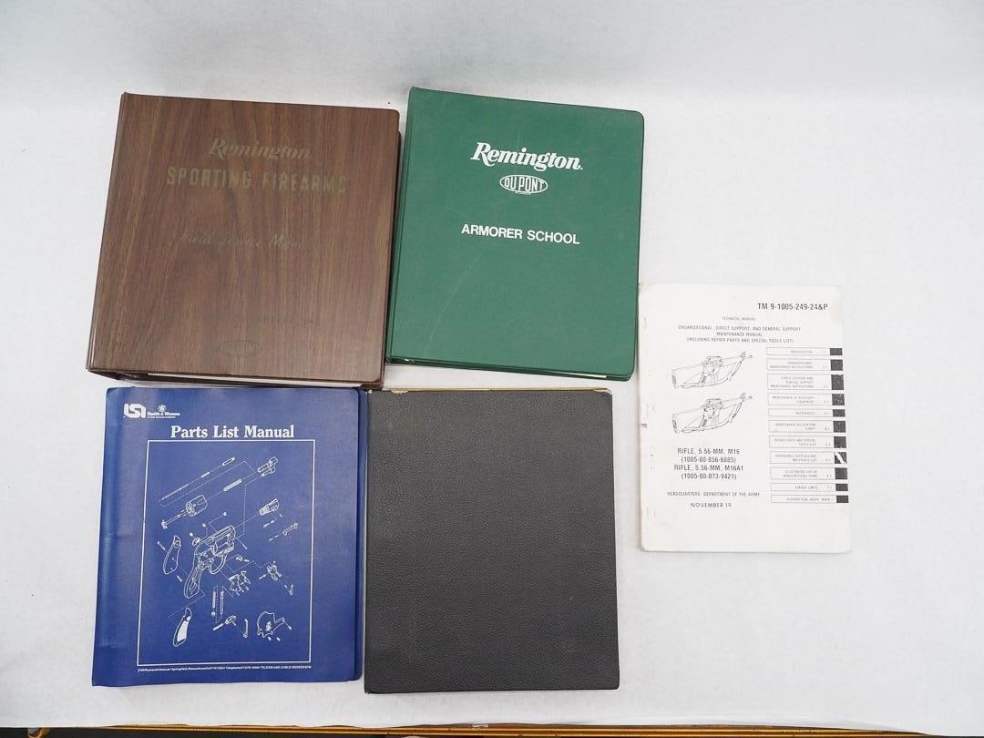 Asst. Manuals: incl. Remington & Smith & Wesson