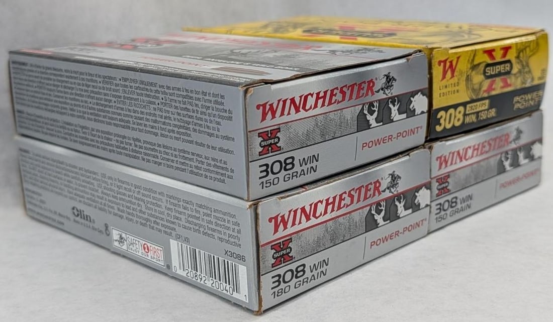 (80) Winchester .308 Winchester Cartridges - 3