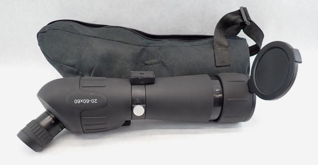 20-60x60 Spotting Scope: incl. zippered cloth case