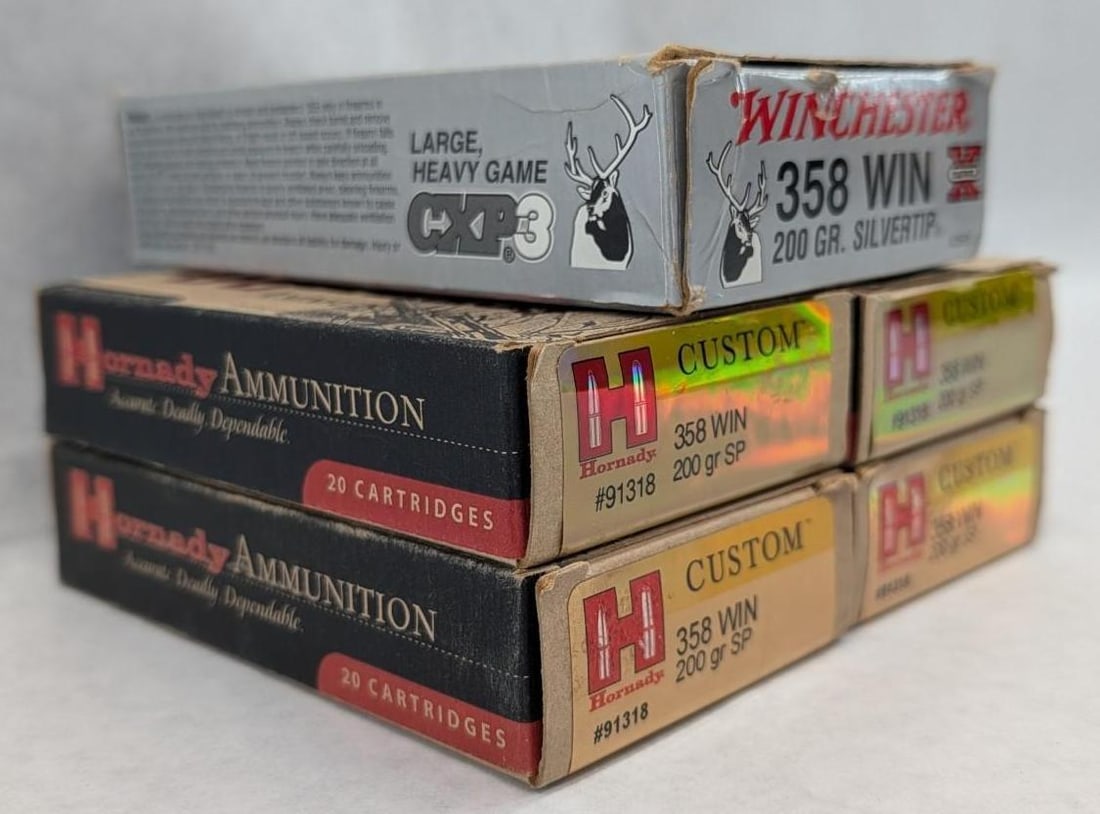 (90) .358 Winchester Cartridges - 2