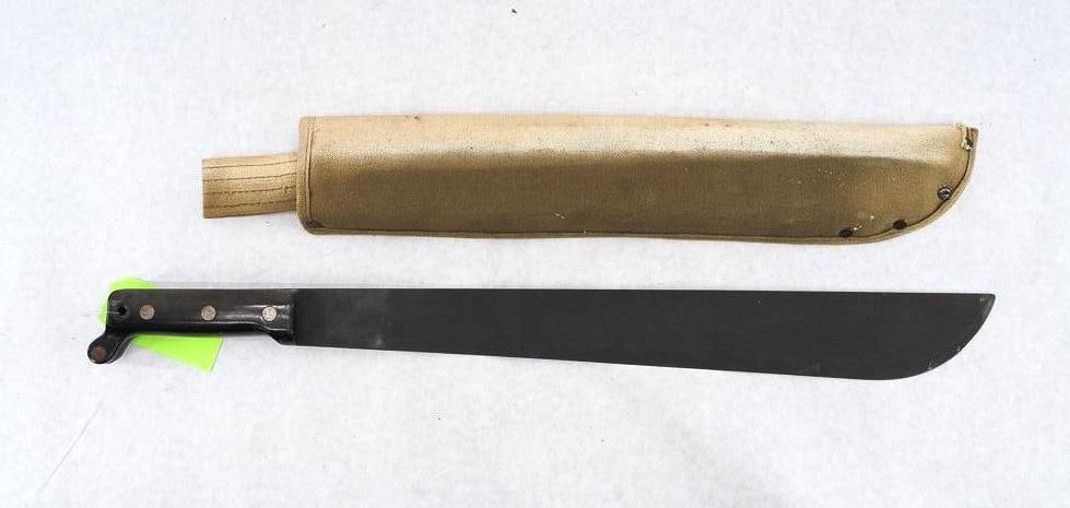 Machete & Canvas Sheath - 2