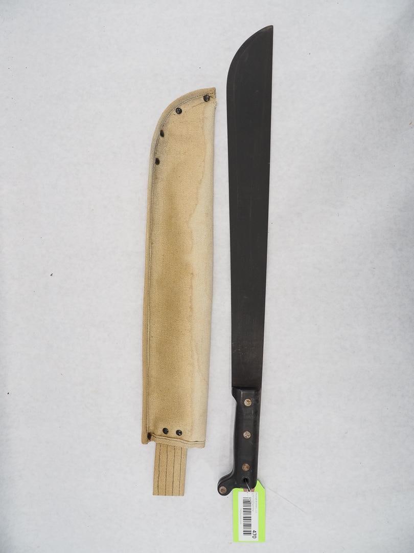 Machete & Canvas Sheath - 3