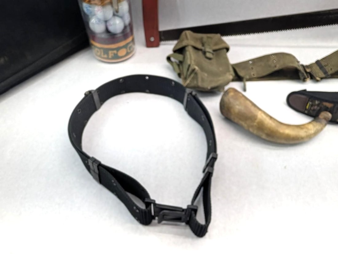 Decorative Cross Cut Saw, Packs, Web Gear, Etc. - 12