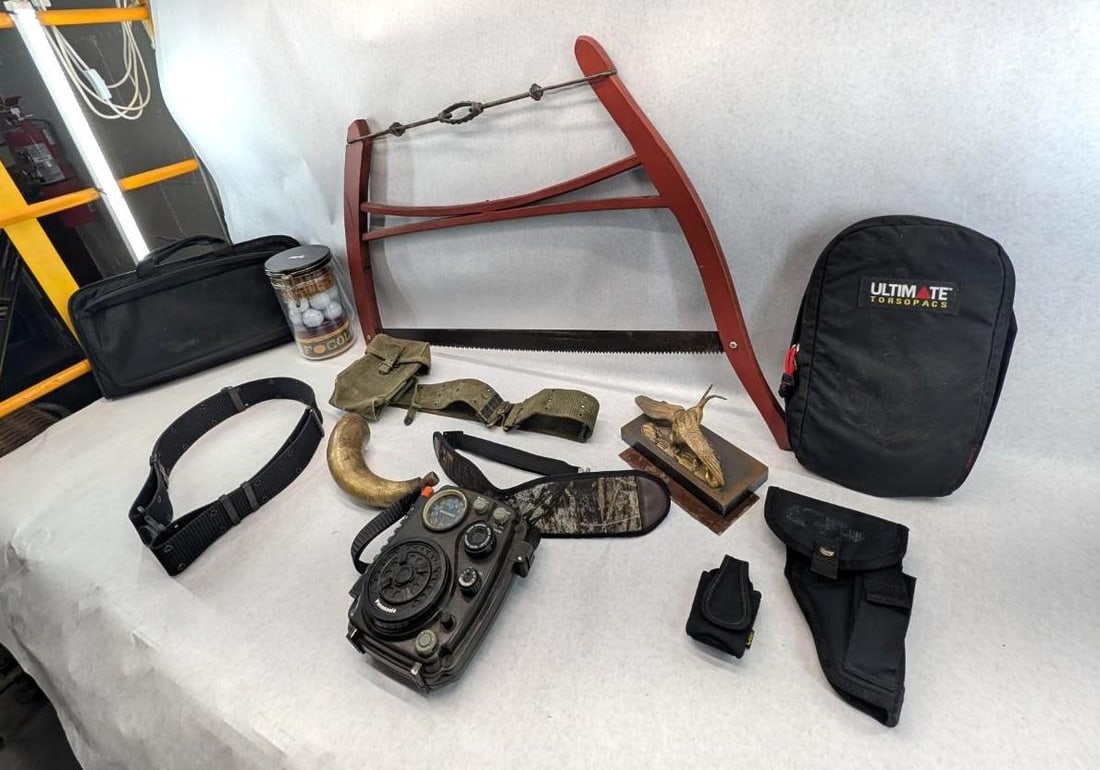 Decorative Cross Cut Saw, Packs, Web Gear, Etc. - 3