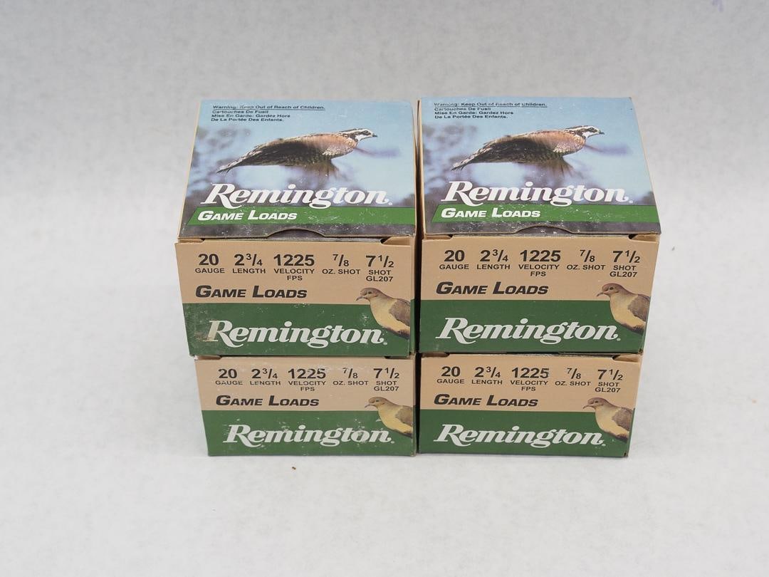 (4) Boxes of Remington 20 Ga Shotgun Shells - 2