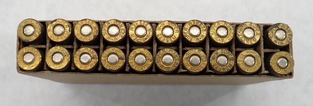 (10) Boxes of Winchester .223 55gr. PSP Cartridges - 2