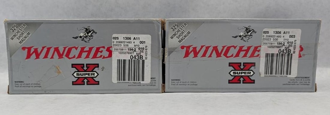 (2) Boxes of Winchester .325 WSM Cartridges - 4