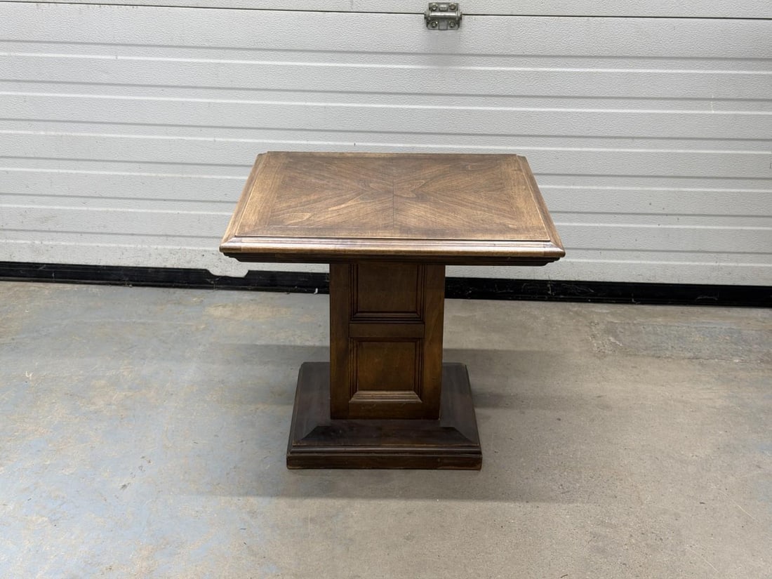 Ethan Allen Mahogany Mid Century Modern End Stand - 2