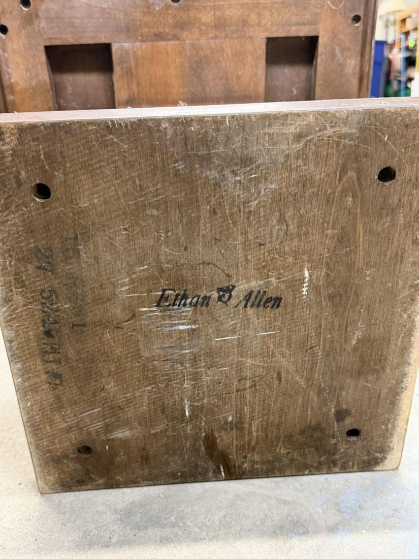Ethan Allen Mahogany Mid Century Modern End Stand - 7