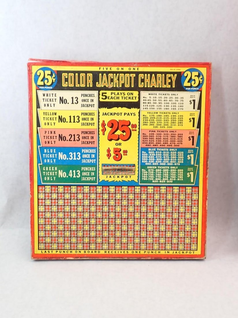 (6) Vintage Punchboards - 2