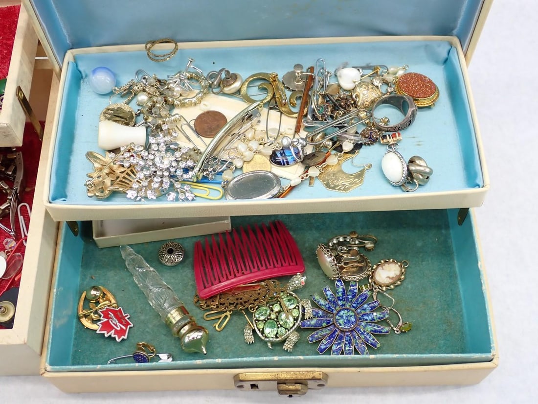 (2) Jewelry Boxes and Contents - 2