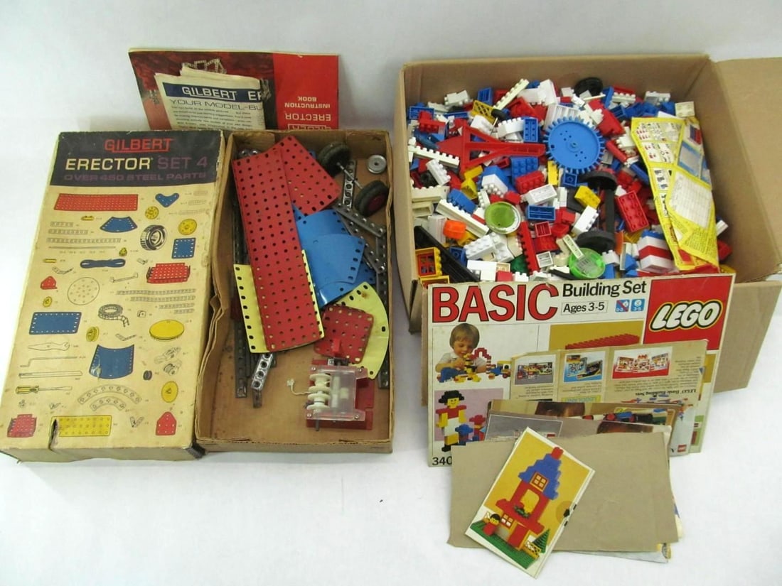 Early Lego's & Gilbert Erector Set - 2