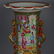 Chinese Rose Medallion Cantonese Dragon Vase - 2