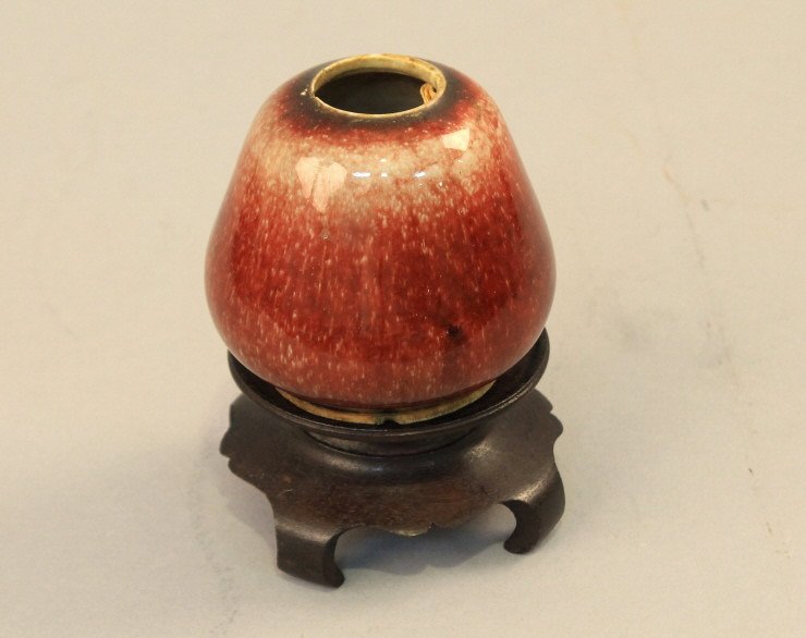 Chinese Kangxi (1662-1722) Water Coupe Chinese Kangxi: Chinese Kangxi (1662-1722) Water Coupe; brush washer and of the period; with provenance; good condition; measures 3" (7.25).