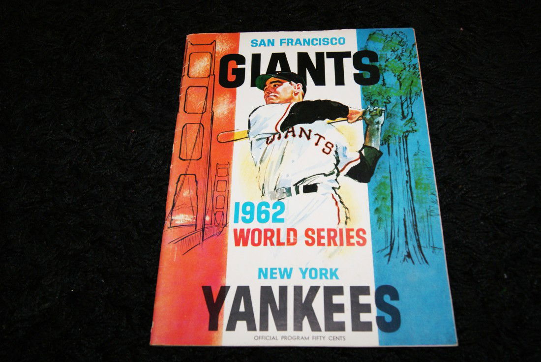 1962 World Series Game 7 Yankees vs. Giants Program: Official program of the 1962 World Series game 7 between San Francisco and New York.