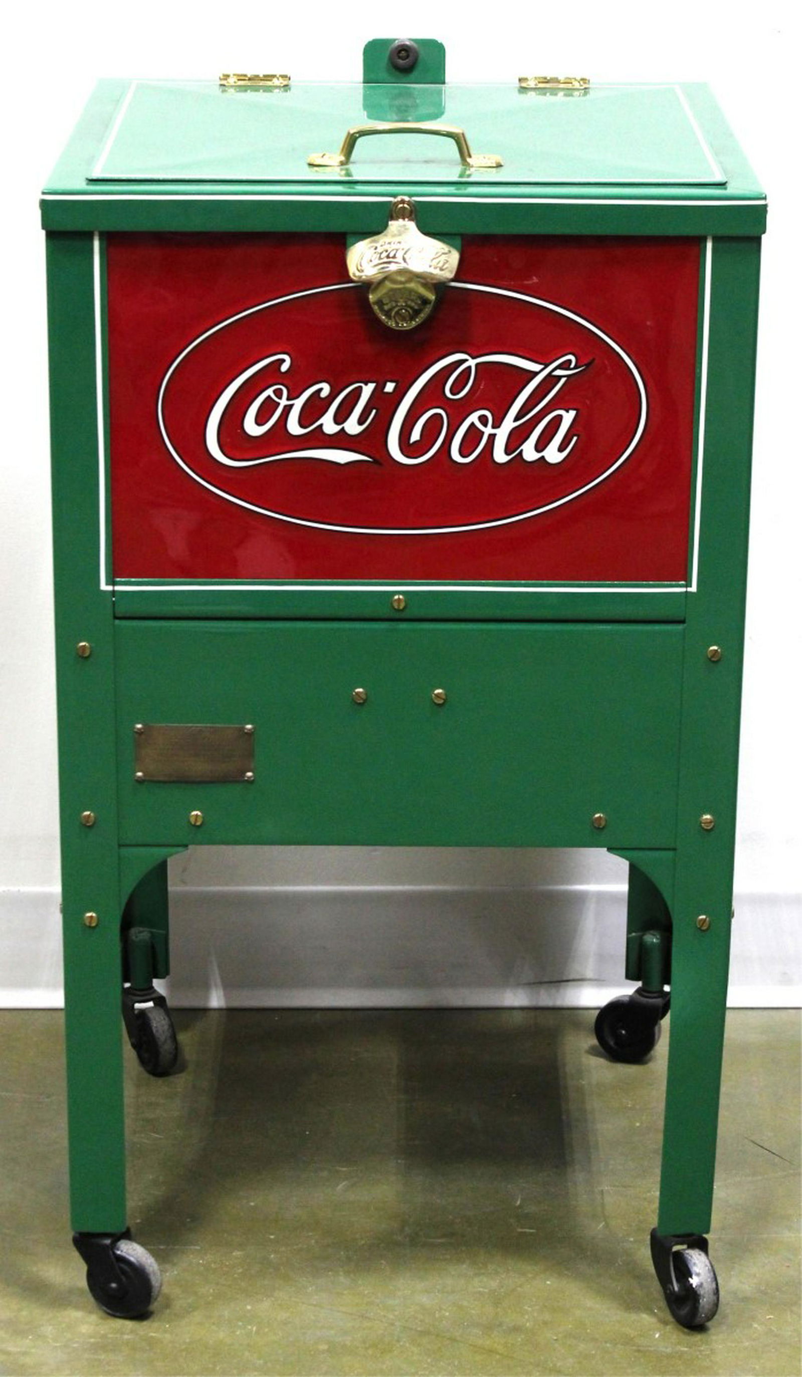 COCACOLA 1931 GLASCOCK JUNIOR COOLER Aug 26, 2019 Hall's Auction