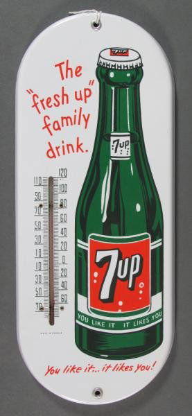 7-UP ADVERTISING THERMOMETER